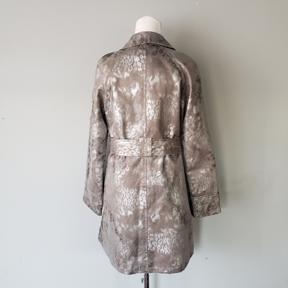 VIA SPIGA Metallic Animal Print Lux Coat - Picture 2 of 8